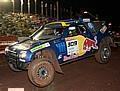 Das rein brasilianische Duo Maurício Neves (Sieger von 2007) und Eduardo Bampi belegte beim Show-Auftakt im Volkswagen Race Touareg den 4. Platz. Foto: Auto-Reporter/Volkswagen